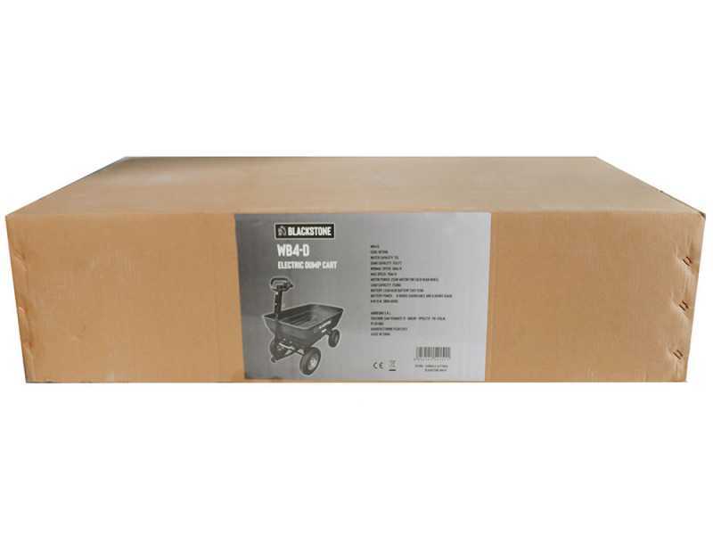 BlackStone WB4-D - Brouette &eacute;lectrique avec roues - 24V 12Ah