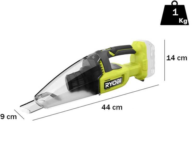 Ryobi RHV18-0 - Aspirateur portable &agrave; batterie - SANS BATTERIE NI CHARGEUR