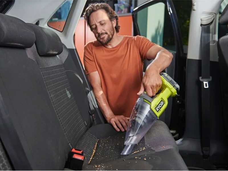 Ryobi RHV18-0 - Aspirateur portable &agrave; batterie - SANS BATTERIE NI CHARGEUR
