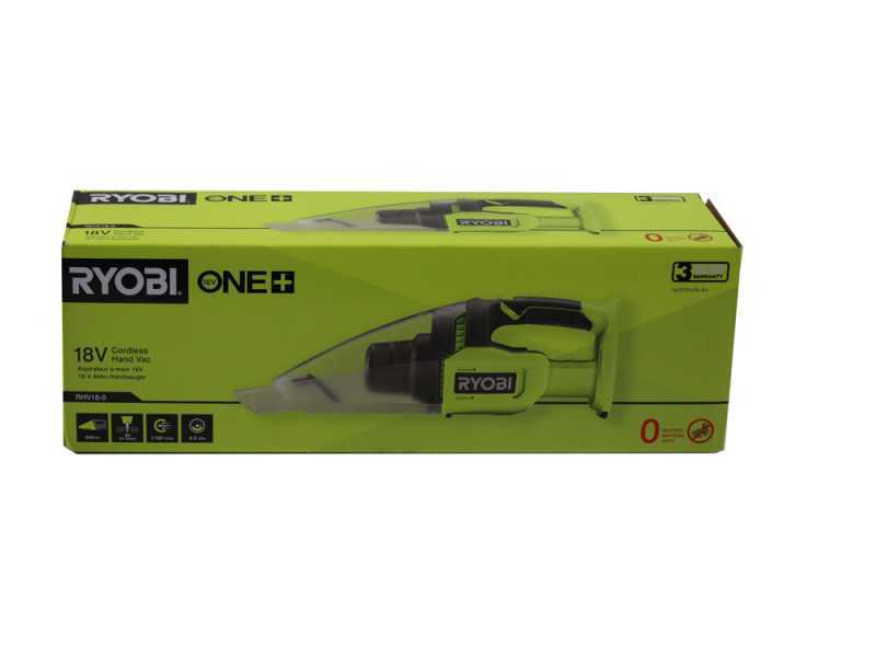 Ryobi RHV18-0 - Aspirateur portable &agrave; batterie - SANS BATTERIE NI CHARGEUR