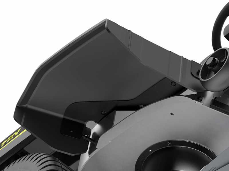 RYOBI RY72TMX107-210 - Tracteur tondeuse &agrave; batterie - 72V / 2x10Ah