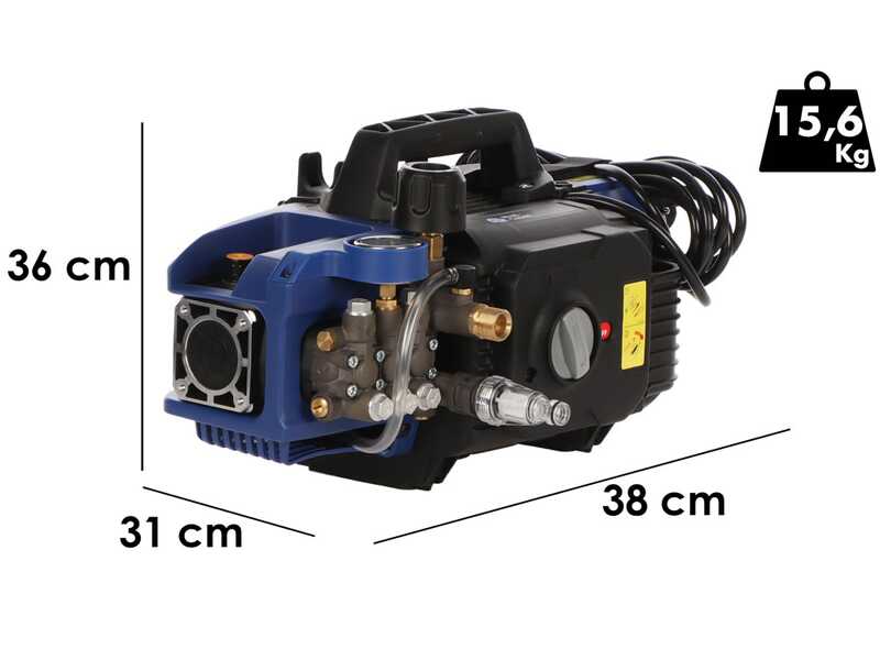 Annovi Reverberi 611 - Nettoyeur haute pression &agrave; eau froide -140 bar max - D&eacute;bit 500 l/h