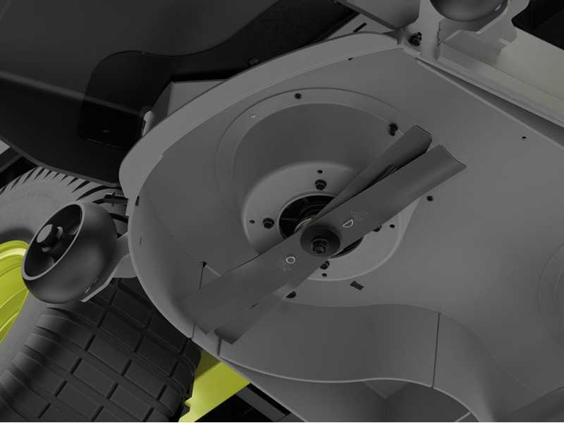 RYOBI RY72TMX117-310 - Tracteur tondeuse &agrave; batterie - 72V / 3x10Ah