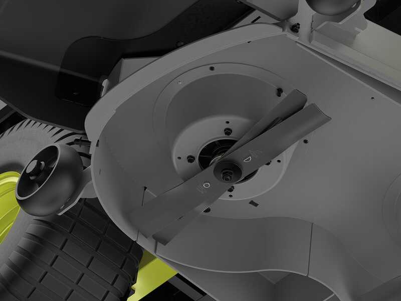 RYOBI RY72TMX117-310 - Tracteur tondeuse &agrave; batterie - 72V / 3x10Ah