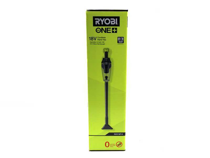 Ryobi RHV18F-0 Aspirateur &agrave; batterie avec rallonge - SANS BATTERIE NI CHARGEUR
