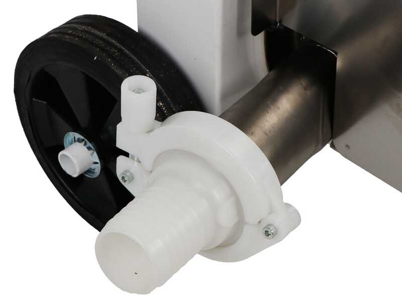 Grifo DVEP20IR - &Eacute;grappoir &eacute;lectrique INOX avec pompe &agrave; rouleaux - Protections incluses