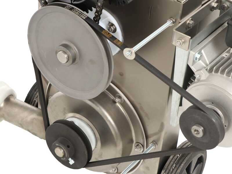 Grifo DVEP20IR - &Eacute;grappoir &eacute;lectrique INOX avec pompe &agrave; rouleaux - Protections incluses