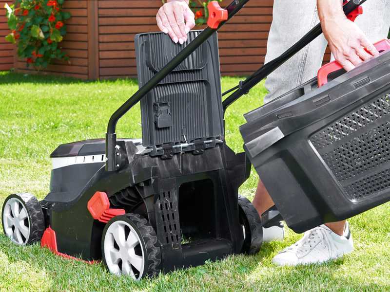 AL-KO 3.82 Li Easy - Tondeuse &agrave; gazon sans fil - Coupe 38 cm - 2x 18V/4,0Ah
