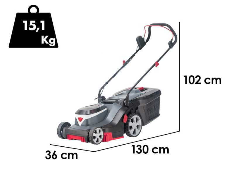 AL-KO 3.82 Li Easy - Tondeuse &agrave; gazon sans fil - Coupe 38 cm - 2x 18V/4,0Ah
