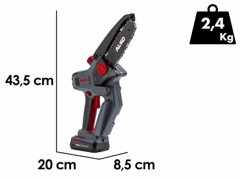AL-KO CSM 1815 - &Eacute;lagueuse manuelle &agrave; batterie - 18V/2,5Ah