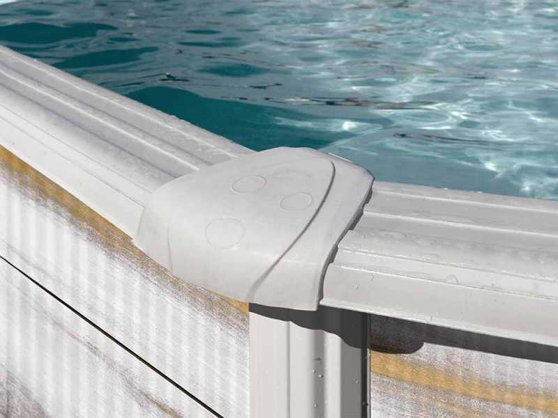 Gre Finlandia Ovale 730x375x120cm - Piscine hors-sol en acier