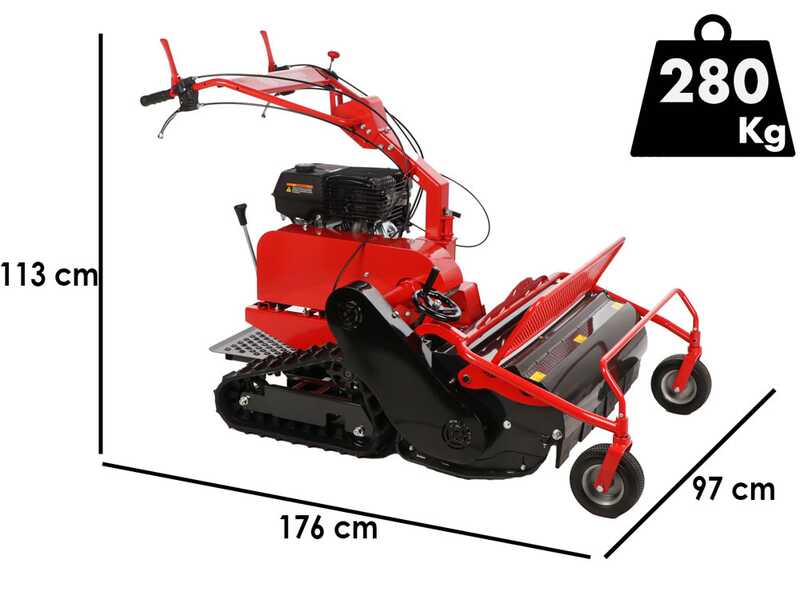 Blue Bird FM860 - Tondeuse d&eacute;broussailleuse &agrave; couteaux - Loncin G420F
