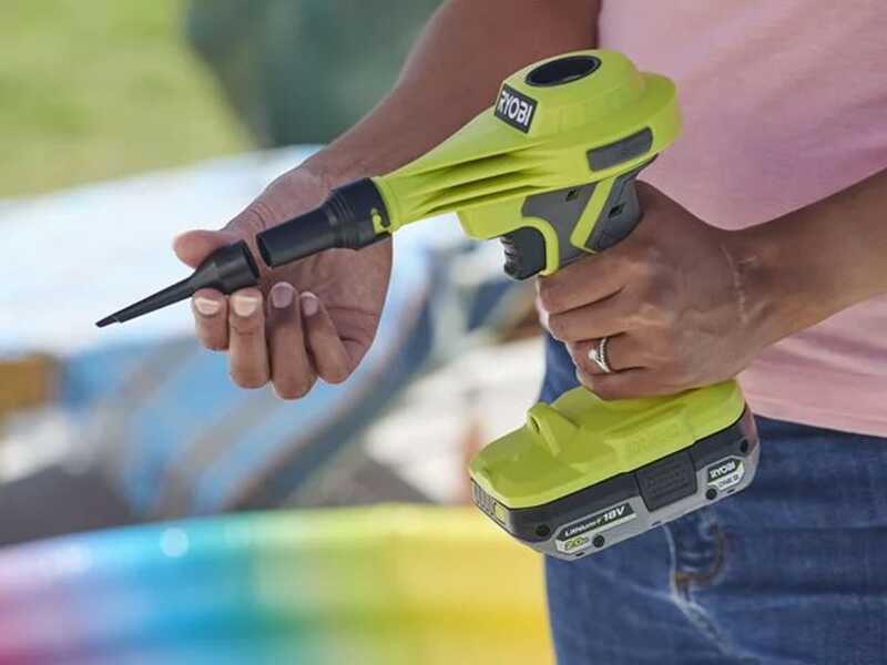 Ryobi RVI18-0 - Compresseur portatif &agrave; batterie - 18V - 2Ah
