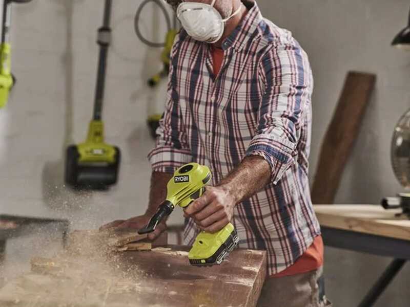 Ryobi RVI18-0 - Compresseur portatif &agrave; batterie - 18V - 2Ah