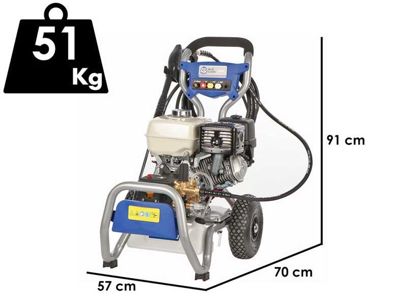 Annovi &amp; Reverberi AR 1460 - Nettoyeur haute pression thermique - 270 bar - 900 l/h - moteur Honda GX 270 &agrave; essence