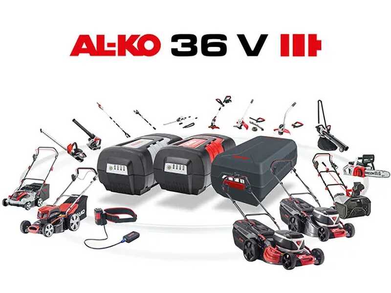 AL-KO Energy Flex 42.9 Li - Tondeuse &agrave; gazon sans fil - Coupe 42 cm - 36V/4,0Ah