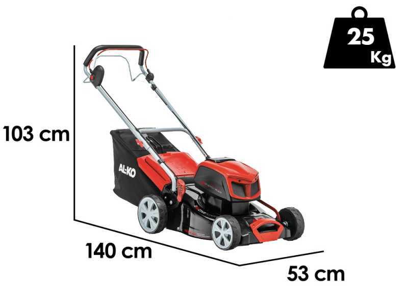 AL-KO Energy Flex 42.9 Li SP - Tondeuse autotract&eacute;e &agrave; batterie - Coupe 42 cm - 36V/4,0Ah