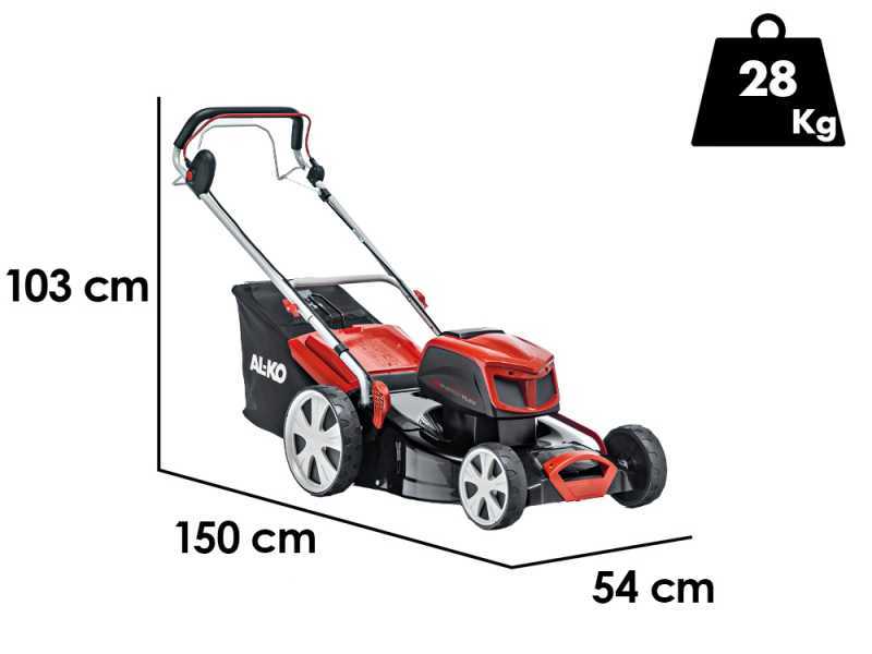 AL-KO Energy Flex 46.9 Li SP - Tondeuse &agrave; gazon autotract&eacute;e &agrave; batterie - Coupe 46 cm - 36V/4,0Ah