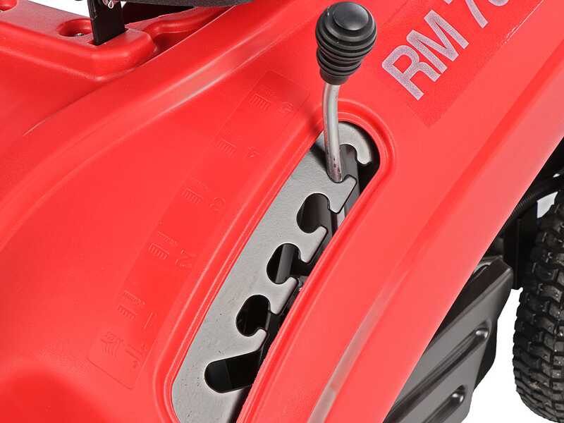 Geotech RM 75-610 C - Tondeuse autoportée Mini rider - Moteur de 224 cm3 - Démarrage électrique