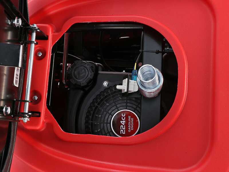 Geotech RM 75-610 C - Tondeuse autoportée Mini rider - Moteur de 224 cm3 - Démarrage électrique