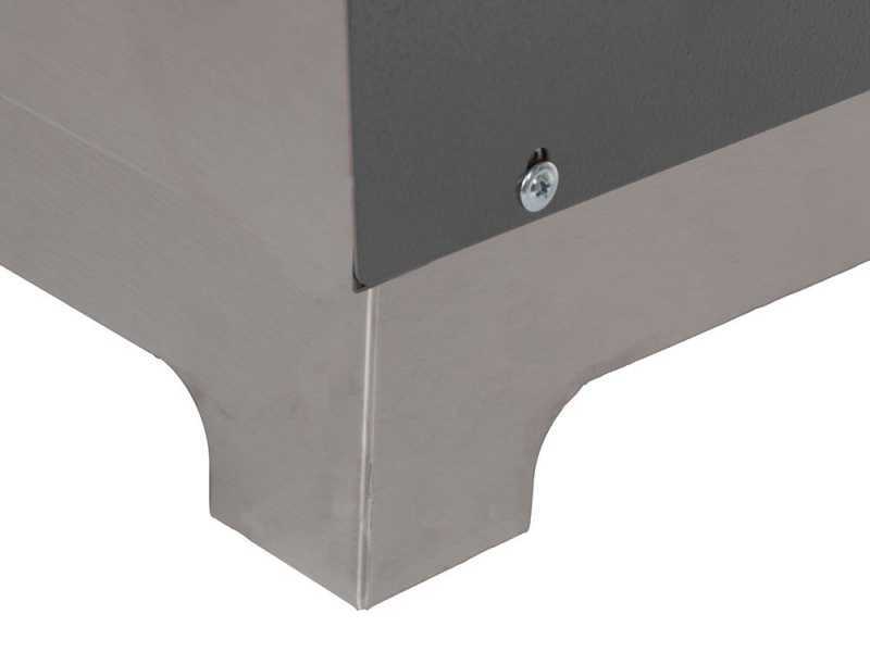 AgriEuro Quattro Stagioni - Four &agrave; bois d'ext&eacute;rieur pour pizza Anthracite 60x40 - pour 1 pizza