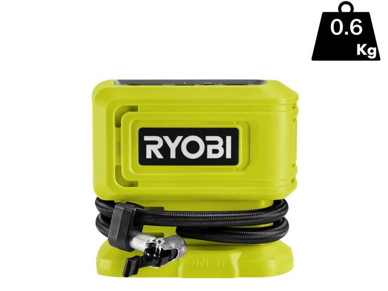 Ryobi RPI 18-0 - Compresseur portable &agrave; batterie - 18V - SANS BATTERIE NI CHARGEUR