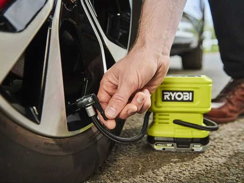Ryobi RPI 18-0 - Compresseur portable &agrave; batterie - 18V - 2Ah