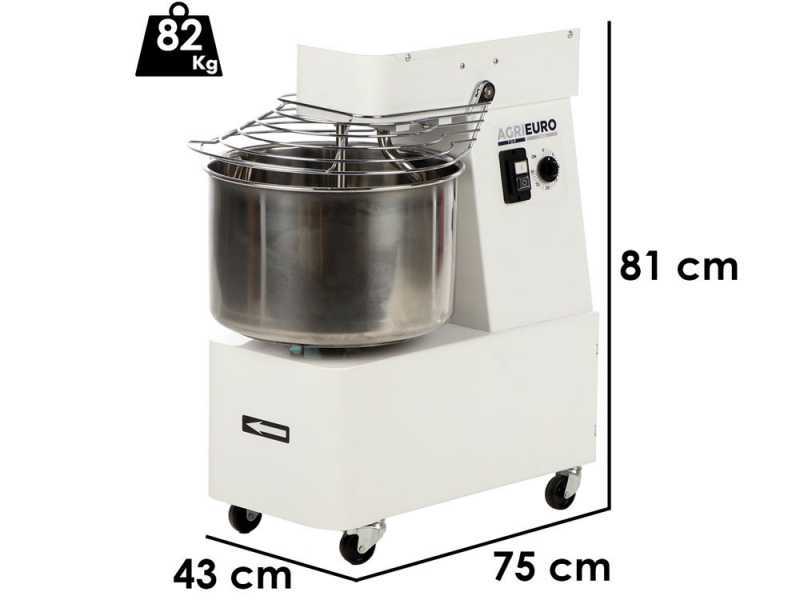 Mixer 3000 S - P&eacute;trin &agrave; Spirale - Capacit&eacute; 24Kg