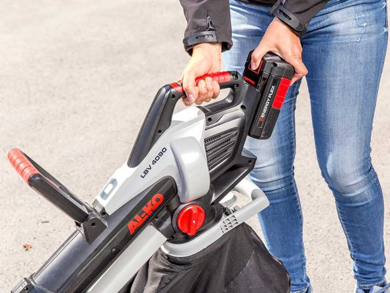 AL-KO Energy Flex LBV 4090 - Souffleur aspirateur &agrave; batterie - 36V 5Ah