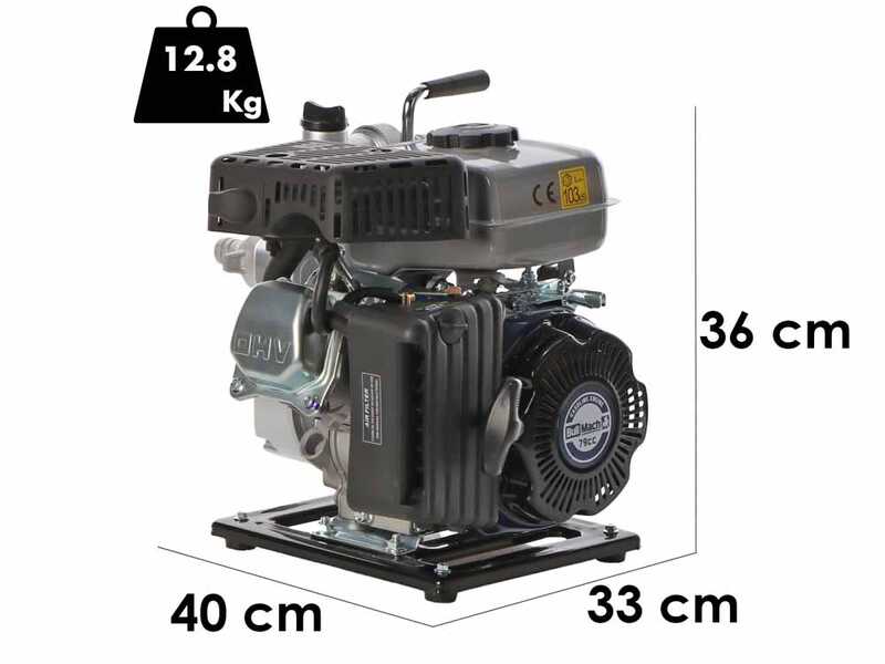 BullMach AQUANIS 25 - Motopompe thermique - avec raccords de 25 mm