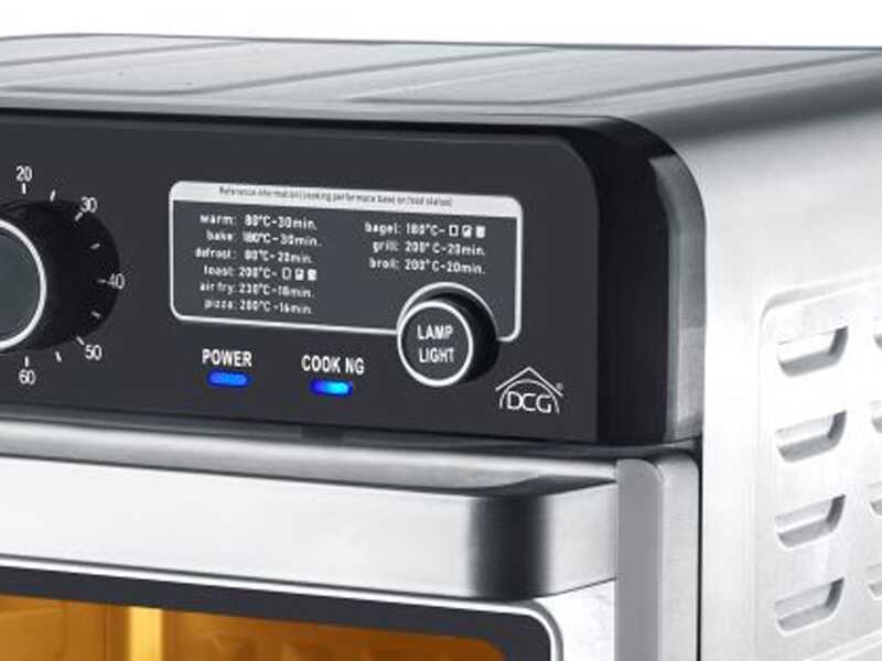 DCG FR2202 - Four &eacute;lectrique - Friteuse &agrave; air chaud - L 34