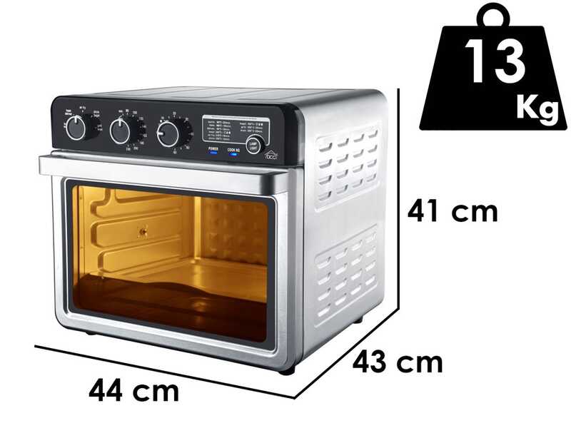 DCG FR2202 - Four &eacute;lectrique - Friteuse &agrave; air chaud - L 34