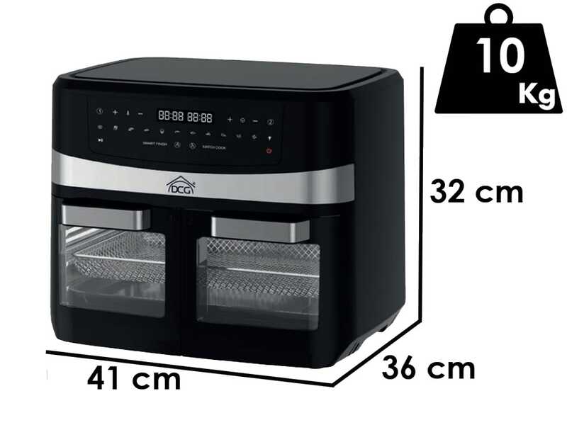 DCG FR3612D - Friteuse sans huile LT 12 Digitale