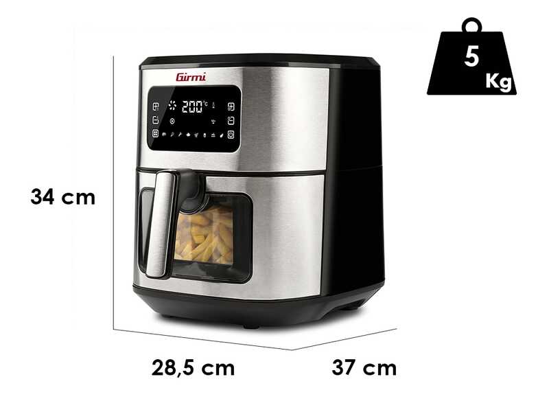 Girmi FG88 Ecofrit Look - Friteuse sans huile digitale
