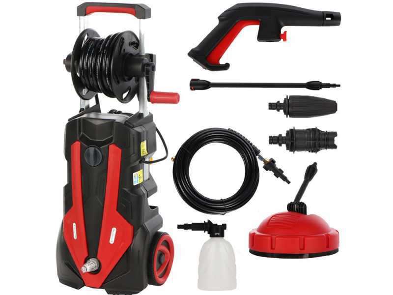GeoTech Jetty 165 - Nettoyeur haute pression + Kit patio et d&eacute;boucheur - 165 bar - 450 l/h