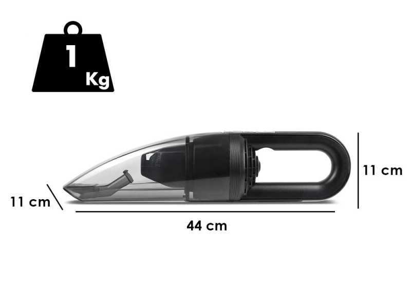 Girmi AP16 - Aspirateur portable rechargeable - Batterie de 7.4V - 1.5Ah