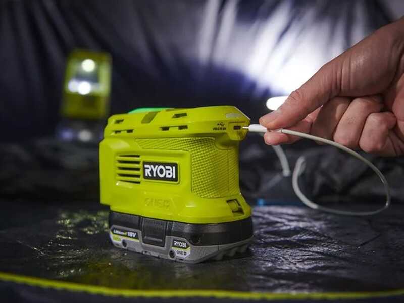Ryobi RY18BI150B-0 - Inverter 18V 2Ah - Puissance 150 W - Fonction chargeur de batterie