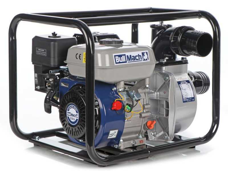 BullMach LYMPHIA 80 - Motopompe thermique - avec raccords de 80 mm
