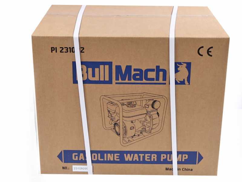 BullMach LYMPHIA 80 - Motopompe thermique - avec raccords de 80 mm