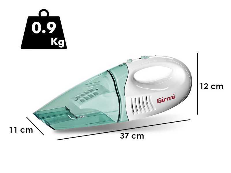 Girmi AP10 - Aspirateur portable rechargeable wet &amp; dry - Batterie 4,8V