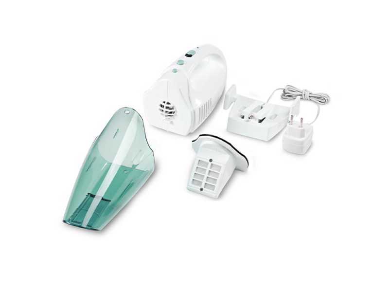 Girmi AP10 - Aspirateur portable rechargeable wet &amp; dry - Batterie 4,8V