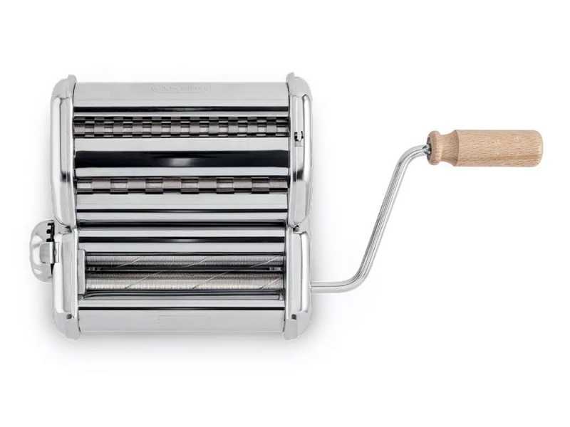 Imperia iPasta T. 6,5/12 mm Ruvida - Laminoir - Machine &agrave; p&acirc;tes manuelle en INOX