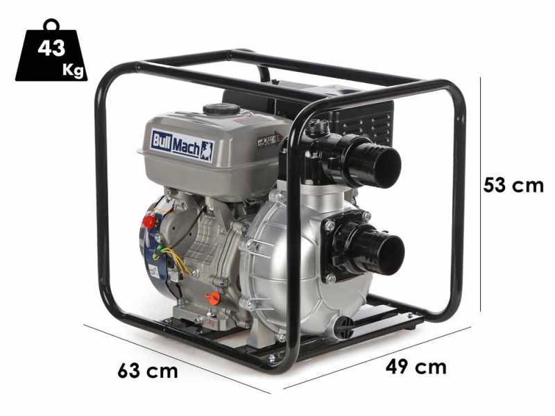 BullMach NAYLA 80 - Pompe thermique - Hauteur de refoulement &eacute;lev&eacute;e - avec raccord de 80 mm