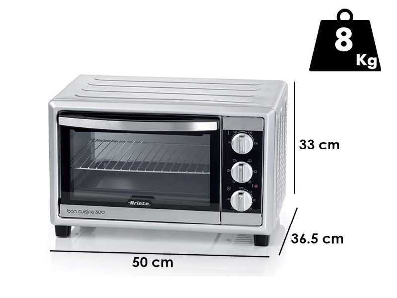Ariete Bon Cuisine 300 - Four &eacute;lectrique statique et ventil&eacute; - 30L 1500W