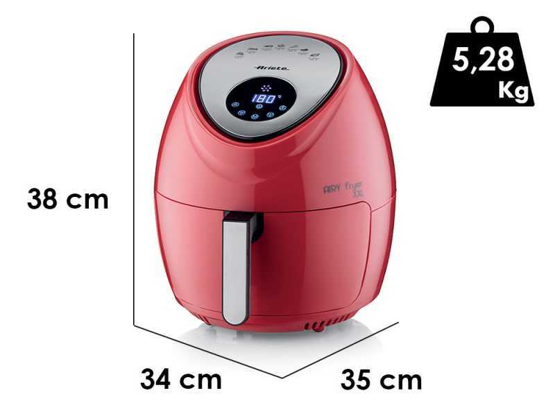 Ariete 4618/01 Airy Fryer XXL Rouge - Friteuse &agrave; air