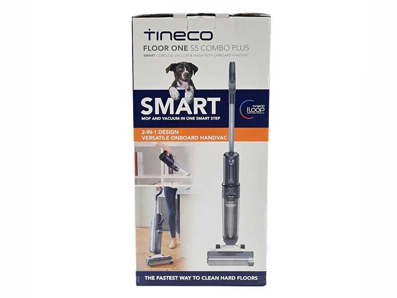 Tineco Floor One S5 Combo Plus - Nettoyeur de sols &agrave; batterie et aspirateur &agrave; main - 3 en 1 : lave, s&egrave;che et aspire