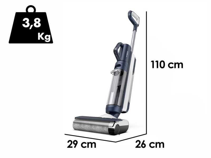 Tineco Floor One S5 Combo Plus - Nettoyeur de sols &agrave; batterie et aspirateur &agrave; main - 3 en 1 : lave, s&egrave;che et aspire