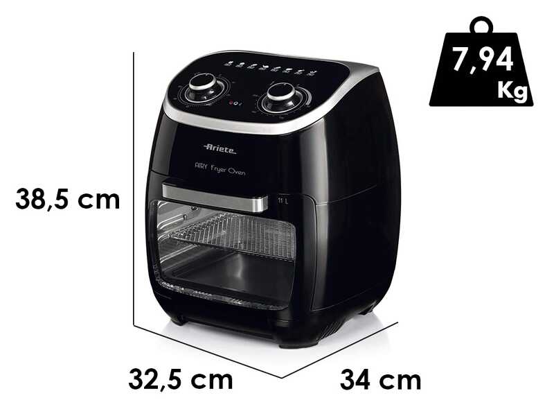 Ariete 4619 Airy Fryer Oven - Four &eacute;lectrique - Friteuse sans huile