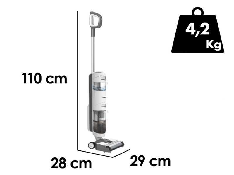 Tineco iFloor Breeze - Nettoyeur de sols &agrave; batterie - 3 en 1 : lave, s&egrave;che et aspire