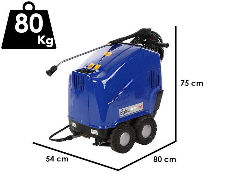 Annovi &amp; Reverberi 5670 - Nettoyeur haute pression eau chaude - 160 bar - 500 L/h